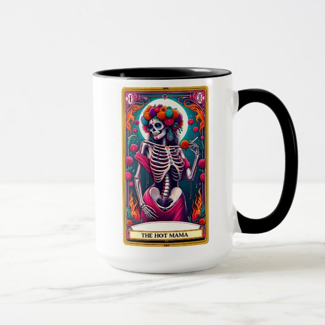 Die lustige Tarot Card/die heiße Mama Tasse (Rechts)