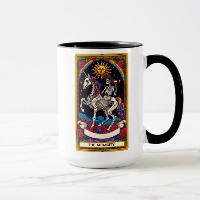 Die lustige Tarot-Karte/die Unverfrorenheit Tasse (Rechts)