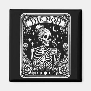 Die lustige Tarotkarte Die Mutter Skelett-Mutter S Magnet