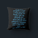 Die lustige Tochter im Jura zu meiner lieben Tocht Kissen<br><div class="desc">Die lustige Tochter im Jura zu meiner lieben Tochter im Jura</div>