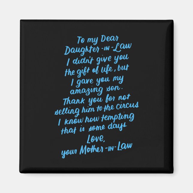 Die lustige Tochter im Jura zu meiner lieben Tocht Magnet (Vorne)