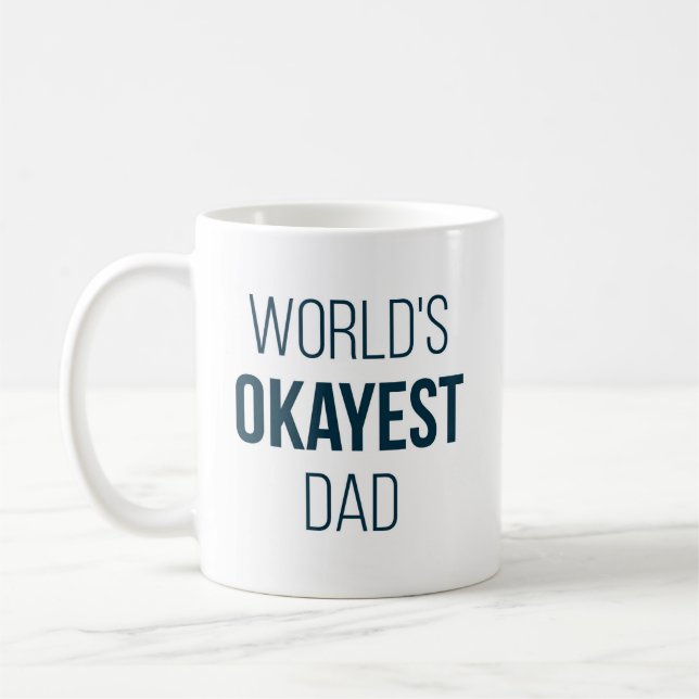 Die lustige Vatertags-Tasse Kaffeetasse (Links)