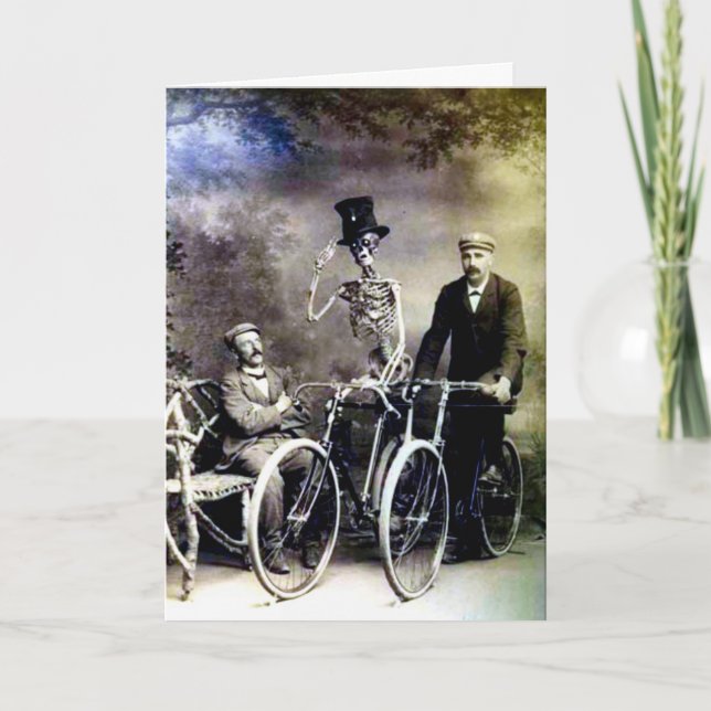 Die lustige Vintage Geburtstagskarte. Karte (Vorderseite)