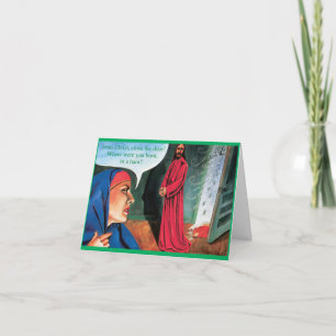 Die lustige Weihnachtskarte - Geboren in einer Sch Karte