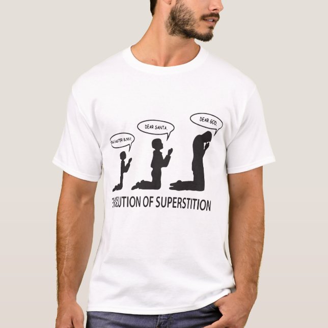 Die lustigen atheistischen T - Shirts der (Vorderseite)