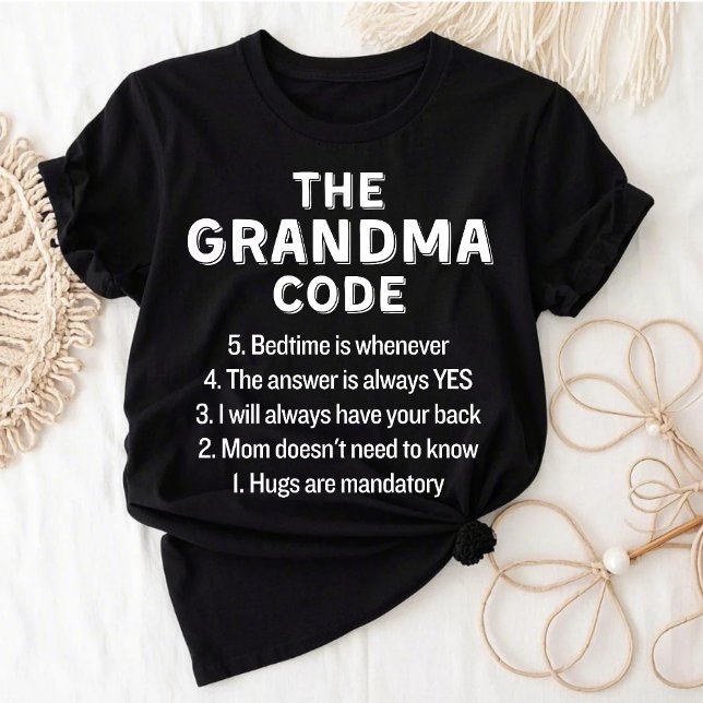Die lustigen Regeln des Oma-Kodex T-Shirt (Von Creator hochgeladen)