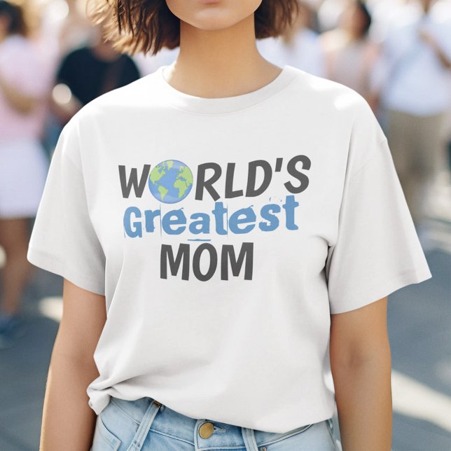 Die lustigsten Frauen der Niedlichen Welt T-Shirt (World' Greatest Mom Cute T shirt.)