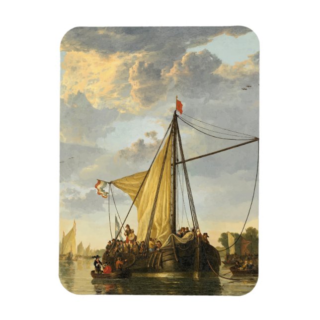 Die Maas in Dordrecht Magnet (Vertikal)