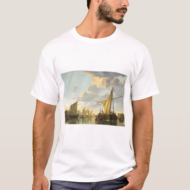 Die Maas in Dordrecht T-Shirt (Vorderseite)
