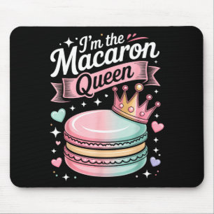 Die Macaron-Königin süße Pastell-Dessertliebhaberi Mousepad