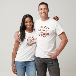Die Macht der Inspiration – Motivations-Typografie T-Shirt