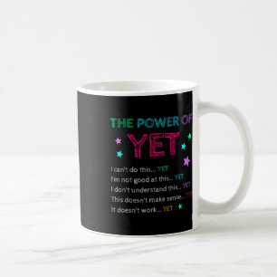 Die Macht des Doch - Inspirierendes Zitat für Lehr Kaffeetasse
