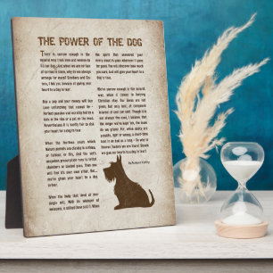 Die Macht des Hundes Gedicht - Rudyard Kipling Fotoplatte