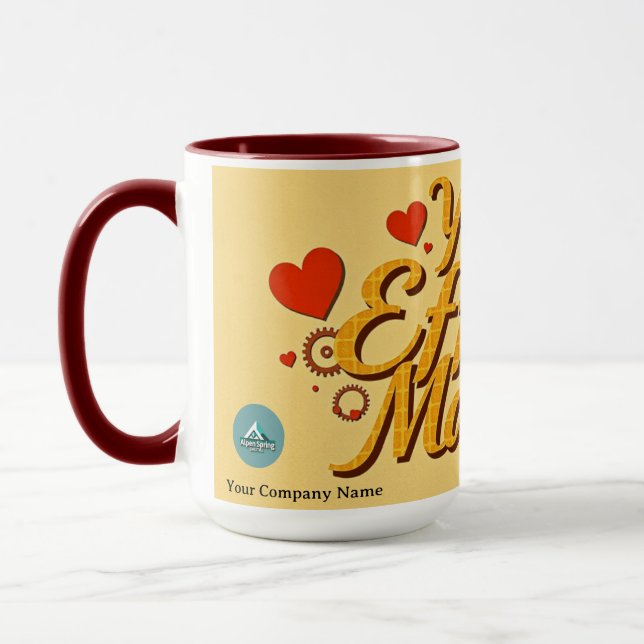 Die Macht Ihrer Anstrengung | Kreativteam Tasse (Links)