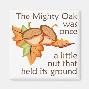 Die mächtige Eiche Magnet