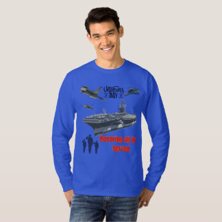 Die mächtige militärische blaue Ehre T-Shirt