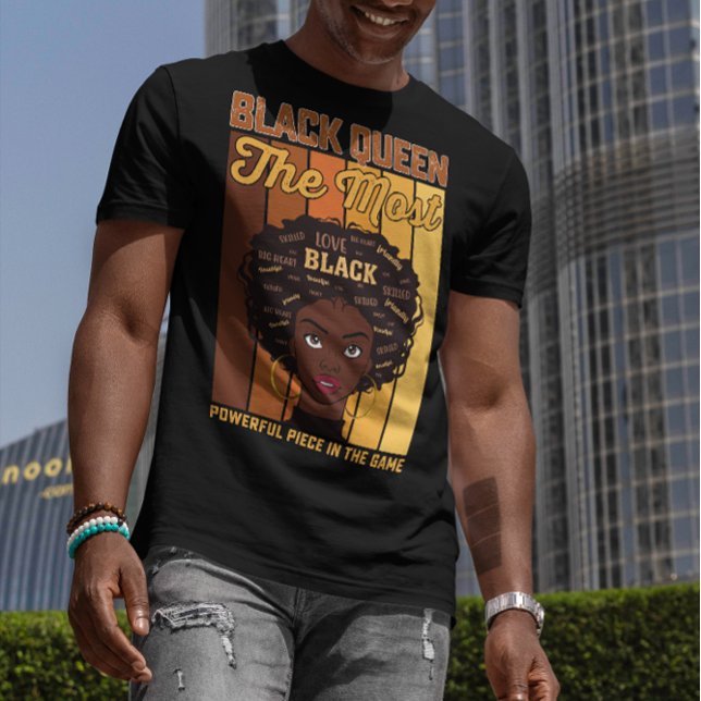 Die mächtigste Melanin Black Girl T-Shirt (Von Creator hochgeladen)