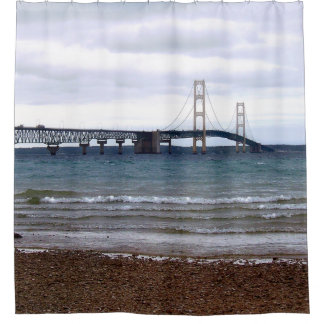Die Mackinac-Brücke Duschvorhang
