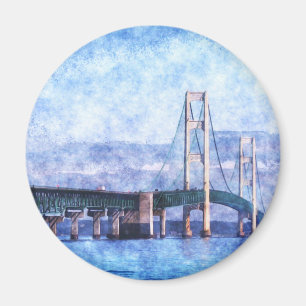 Die Mackinac-Brücke Magnet