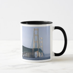 Die Mackinac-Brücke über die Straße von Tasse