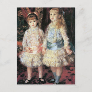 Die Mädchen Cahen d'Anvers von Pierre Renoir Postkarte