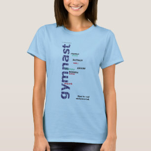 Die Mädchen der Gymnast-Frauen umgewandelt T-Shirt