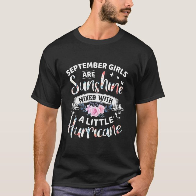 Die Mädchen im September sind mit Hurrikan vermisc T-Shirt (Vorderseite)