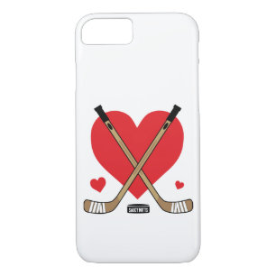 Die Mädchen-Liebe-Herz-Hockey-Stöcke der Frauen Case-Mate iPhone Hülle
