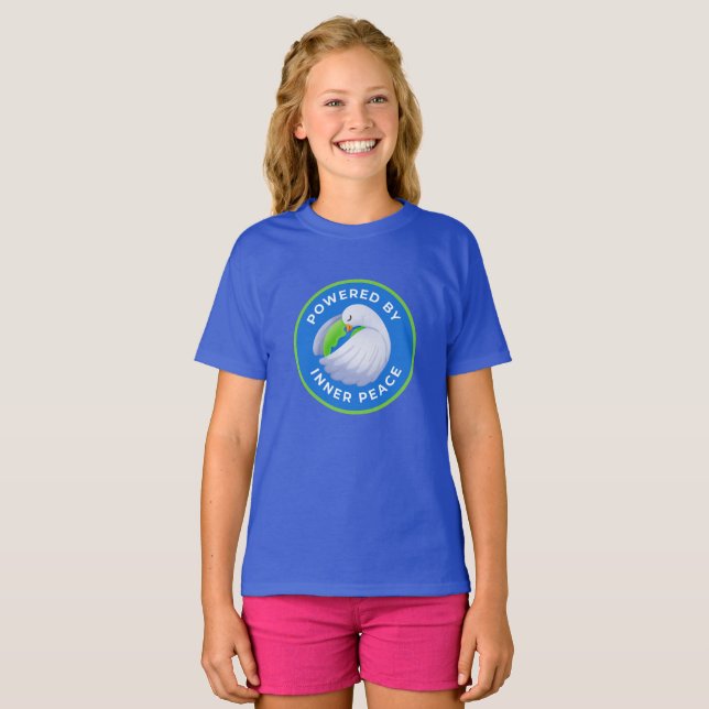 Die Mädchen werden durch den inneren Friedenstrupp T-Shirt (Vorne ganz)