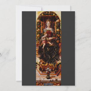 Die Madonna della Candeletta Carlo Crivelli Kunst Einladung