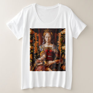 Die Madonna della Candeletta Carlo Crivelli Kunst Große Größe T-Shirt