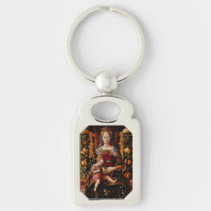 Die Madonna della Candeletta Carlo Crivelli Kunst Schlüsselanhänger