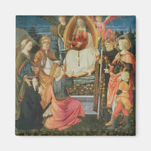 Die Madonna des heiligen Mädchens, 1456 (Temppera Magnet