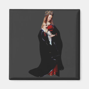 Die Madonna in der Kirche von Jan van Eyck Magnet