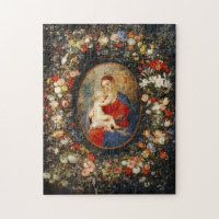 Die Madonna mit der Blume Garland Rubens