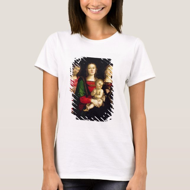 Die Madonna und das Kind mit dem Johannes der Tauf T-Shirt (Vorderseite)