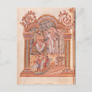 Die Magi besuchende Königsherde Postkarte