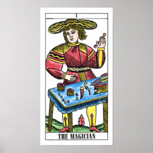 Die Magician-Tarot-Karte Poster