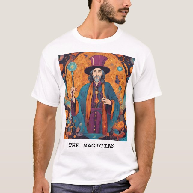 DIE MAGICIAN - TAROT-KARTE T-Shirt (Vorderseite)