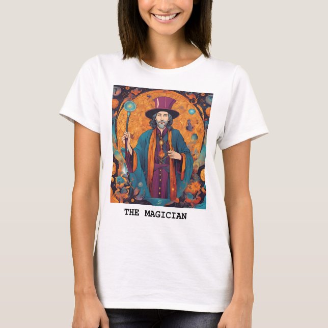 DIE MAGICIAN - TAROT-KARTE T-Shirt (Vorderseite)