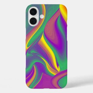 Die Magie der Farben Abstrakt 3D-Rainbowart iPhone 16 Plus Hülle