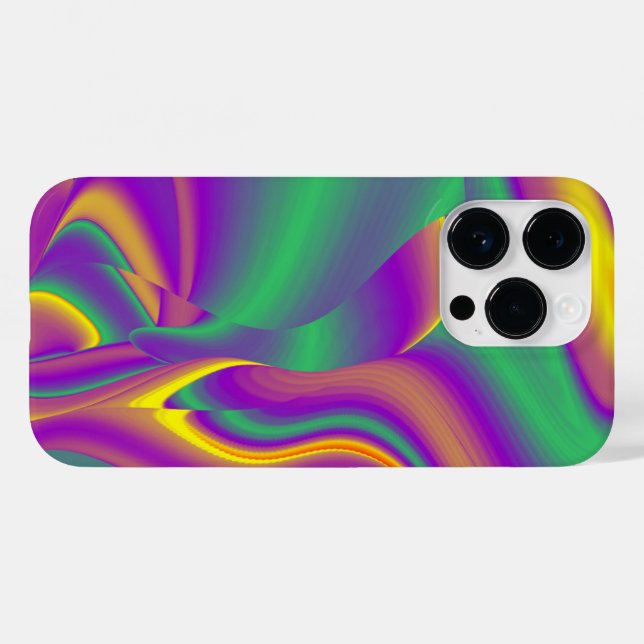 Die Magie der Farben Abstrakt 3D-Rainbowart Case-Mate iPhone Hülle (Rückseite (Horizontal))