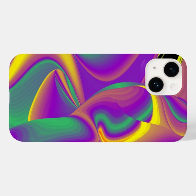 Die Magie der Farben Abstrakt 3D-Rainbowart Case-Mate iPhone Hülle (Rückseite (Horizontal))