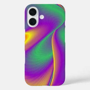 Die Magie der Farben Abstrakt 3D-Rainbowart iPhone 16 Hülle