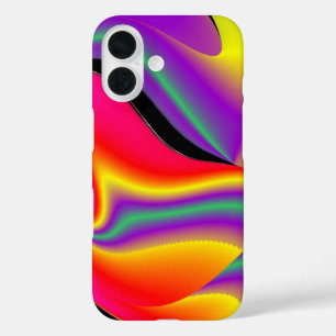 Die Magie der Farben Abstrakt 3D-Rainbowart iPhone 16 Hülle