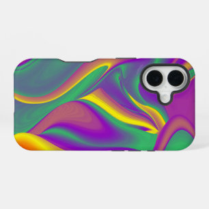 Die Magie der Farben Abstrakt 3D-Rainbowart iPhone 16 Hülle