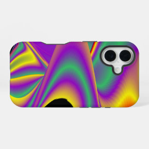 Die Magie der Farben Abstrakt 3D-Rainbowart iPhone 16 Hülle