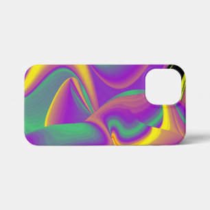 Die Magie der Farben Abstrakt 3D-Rainbowart iPhone 13 Mini Hülle