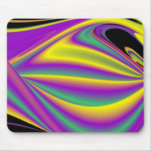 Die Magie der Farben Abstrakt 3D-Rainbowart Mousepad