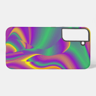 Die Magie der Farben Abstrakt 3D-Rainbowart Samsung Galaxy Hülle